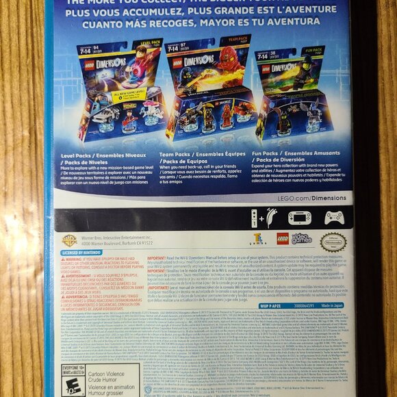 Lego Dimensions Nintendo Wii U Game (CIB) - Picture 4 of 4